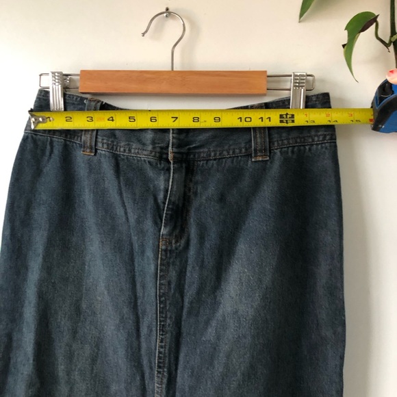 Vintage denim maxi skirt - Picture 4 of 4
